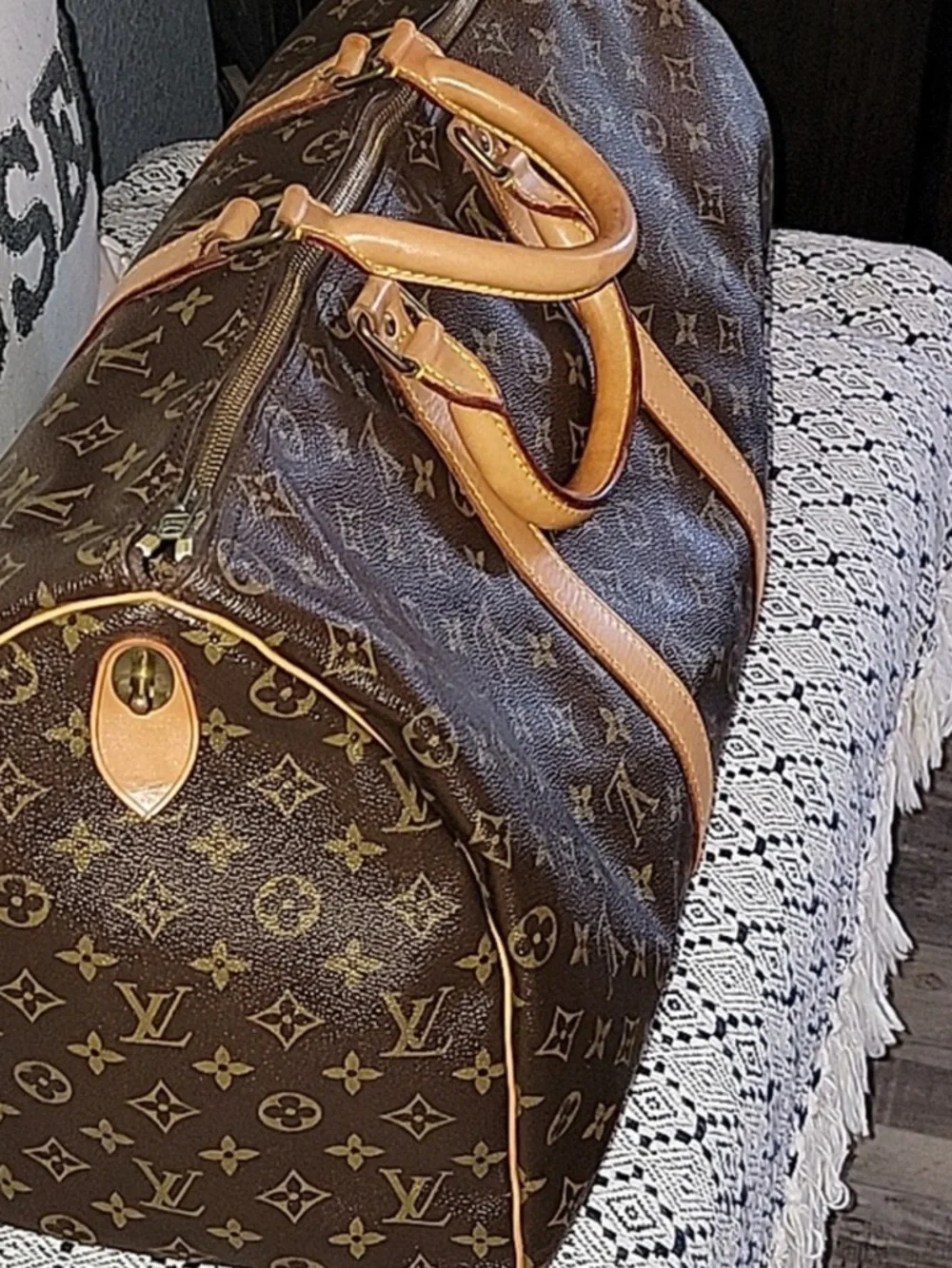 LOUIS VUITTON KEEPALL 45 LOCK STYLE - Picture 4 of 4